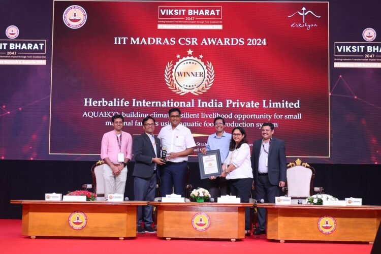 Herbalife India Honored with IIT Madras CSR Award 2024