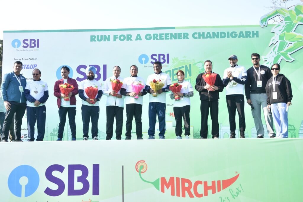SBI Green Marathon 2024: Chandigarh Races Towards Sustainability with Mirchi 3 SBI Green Marathon 2024: Chandigarh Races Towards Sustainability with Mirchi