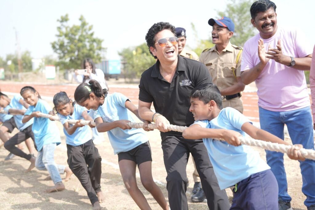 Tendulkar Family Unveils Modern Sports Facility in Satara for STF and Maan Deshi Champions 3 Tendulkar Family Unveils Modern Sports Facility in Satara for STF and Maan Deshi Champions