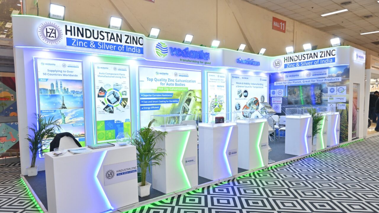 हिन्दुस्तान जिंक ने भारत मोबिलिटी एक्सपो 2025 में ऑटोमोटिव इनोवेशन को बढ़ावा देने वाले लार्ज मेटल पोर्टफोलियो का किया प्रदर्शन 1 India CSR