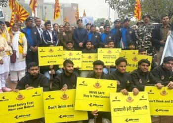 CSR: JK Tyre and Delhi Traffic Police Join Hands for Road Safety Awareness
