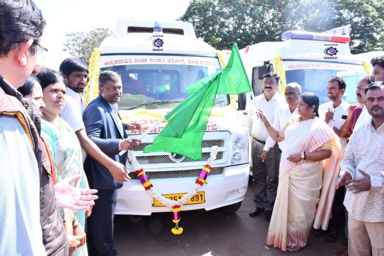 CSR: NMDC’s Medical Vans and Sports Complex in Sandur