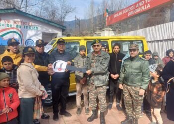 CSR ENTOD Pharmaceuticals Donates School Bus to Special Needs School in Kashmir