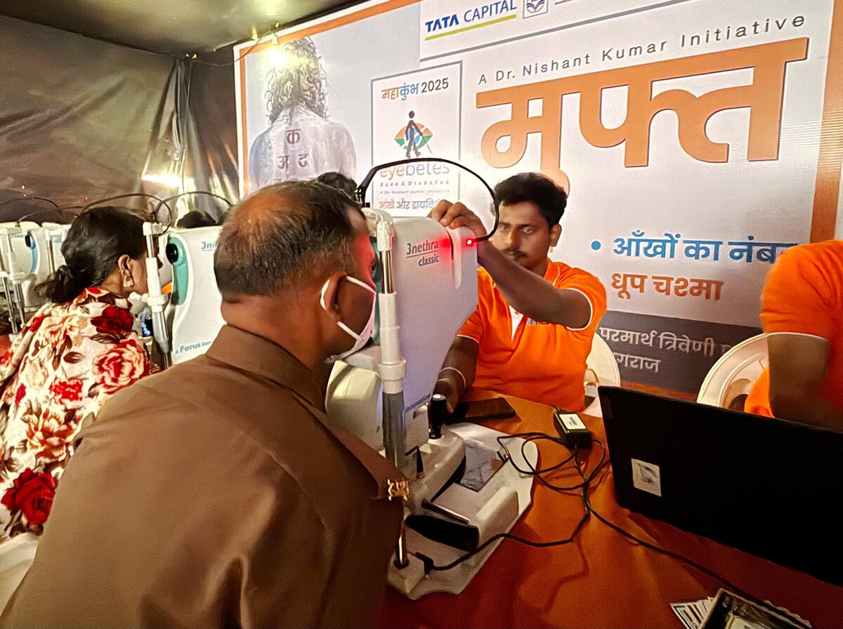 CSR: Eyebetes Foundation Leads Diabetes-Related Vision Awareness at Maha Kumbh 2025