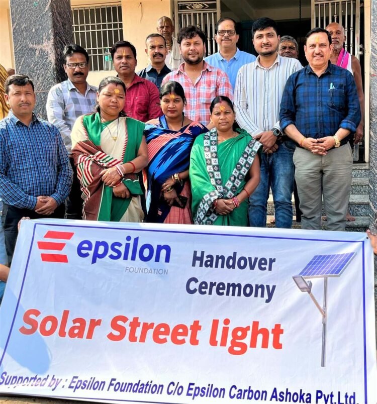 Epsilon Foundation Illuminates Kheruwal Village with 50 Solar Streetlights, Benefiting 2,000 Residents