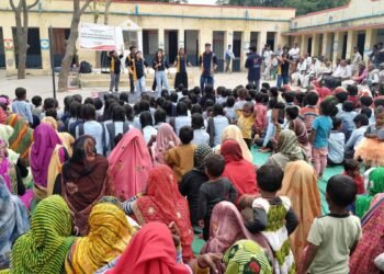 S M Sehgal Foundation Organized Street Play on WASH Initiatives