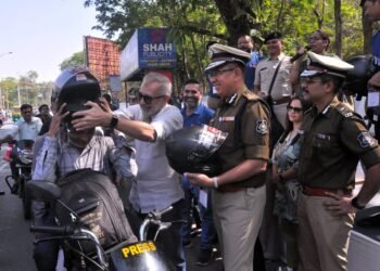 CSR: Solex Energy Marks Valentine’s Day with a Helmet Distribution Drive