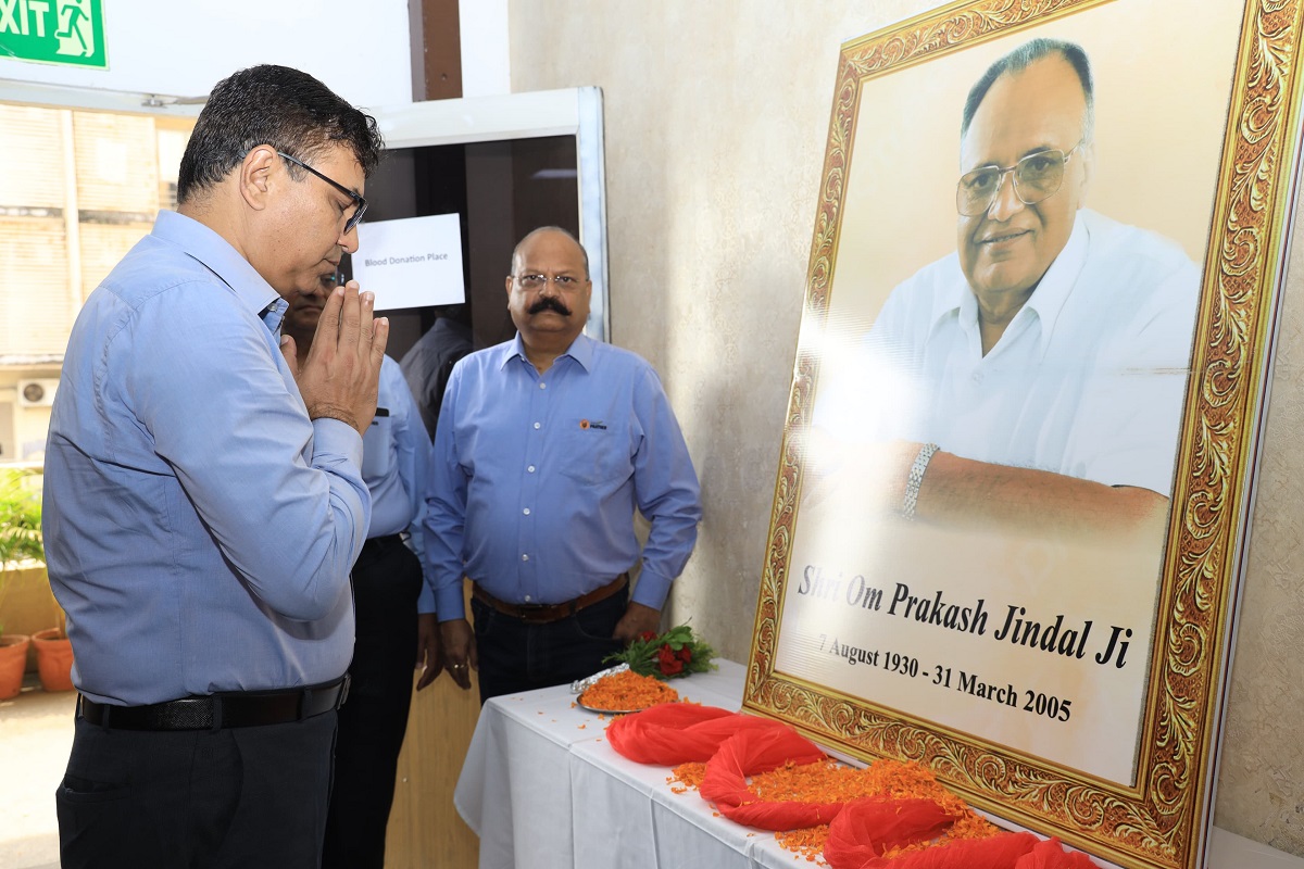 CSR: JSP Marks O.P. Jindal’s 20th Punyatithi with 751 Blood Units Donated