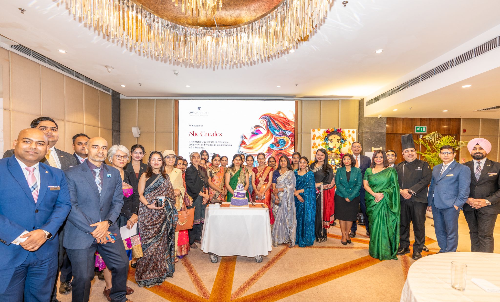 JW Marriott New Delhi Aerocity Partners with Svatanya to Present 'She Creates'