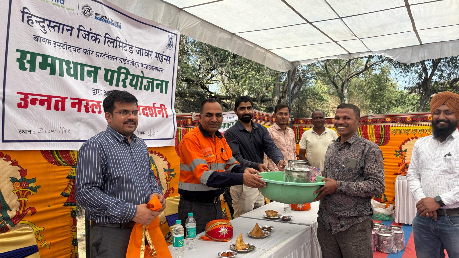 हिन्दुस्तान जिंक ने जावर में समाधान पहल के तहत उन्नत नस्ल गोवत्स प्रदर्शनी आयोजित की