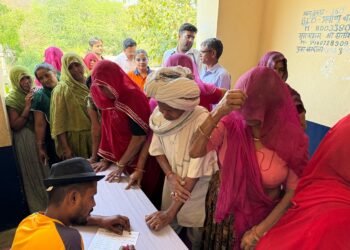 हिन्दुस्तान जिंक द्वारा खरबडिया में आयोजित स्वास्थ्य शिविर में 200 से अधिक ग्रामीण लाभान्वित
