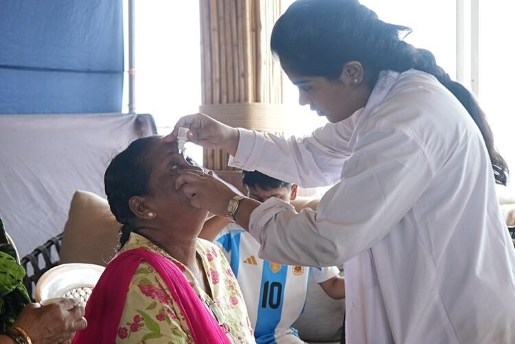 Project Drishti: Eye Camp Held in Mandwa by M2M Ferries and CFTI