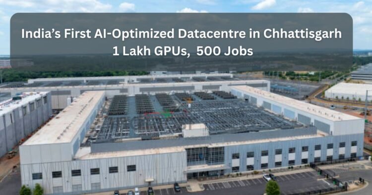 RackBank’s Rs 1,000 Cr AI Datacentre Park in Chhattisgarh: 80MW, 1 Lakh GPUs, 500 Jobs