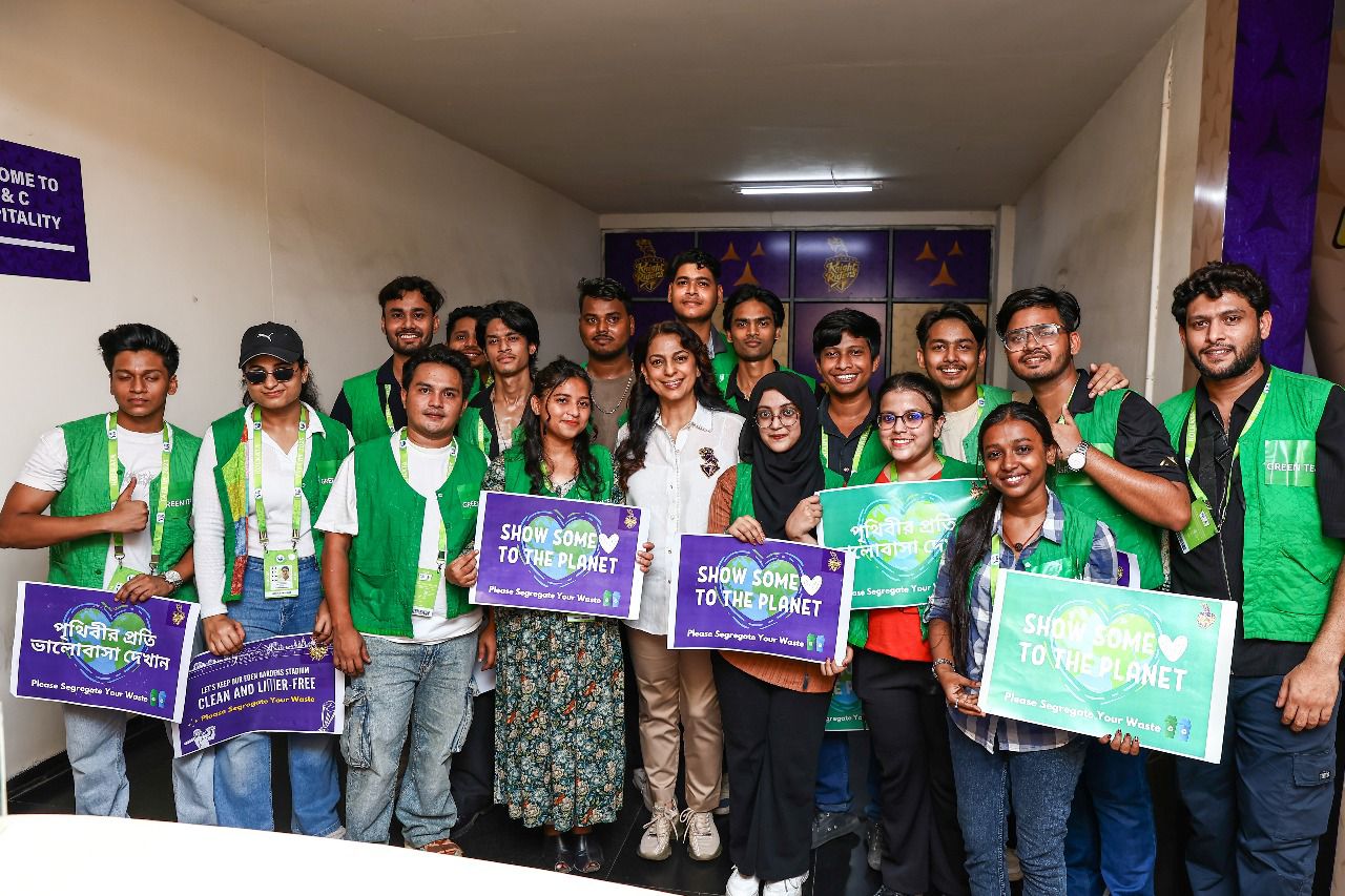 Kolkata Knight Riders Hit a Six for Sustainability at Eden Gardens 1 Kolkata Knight Riders Hit a Six for Sustainability at Eden Gardens