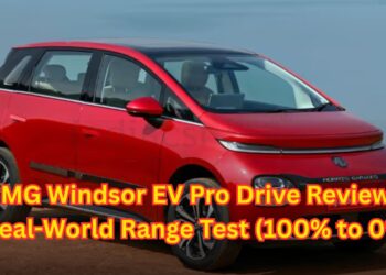 MG Windsor EV Pro Drive Review and Real-World Range Test (100% to 0%)