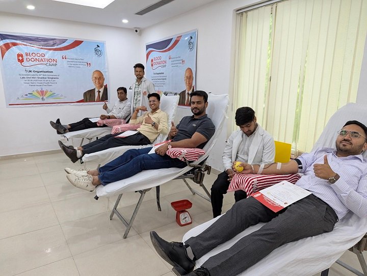CSR: JK Organisation Conducts Blood Donation Camps 2 JK Organisation Conducts Blood Donation Camps