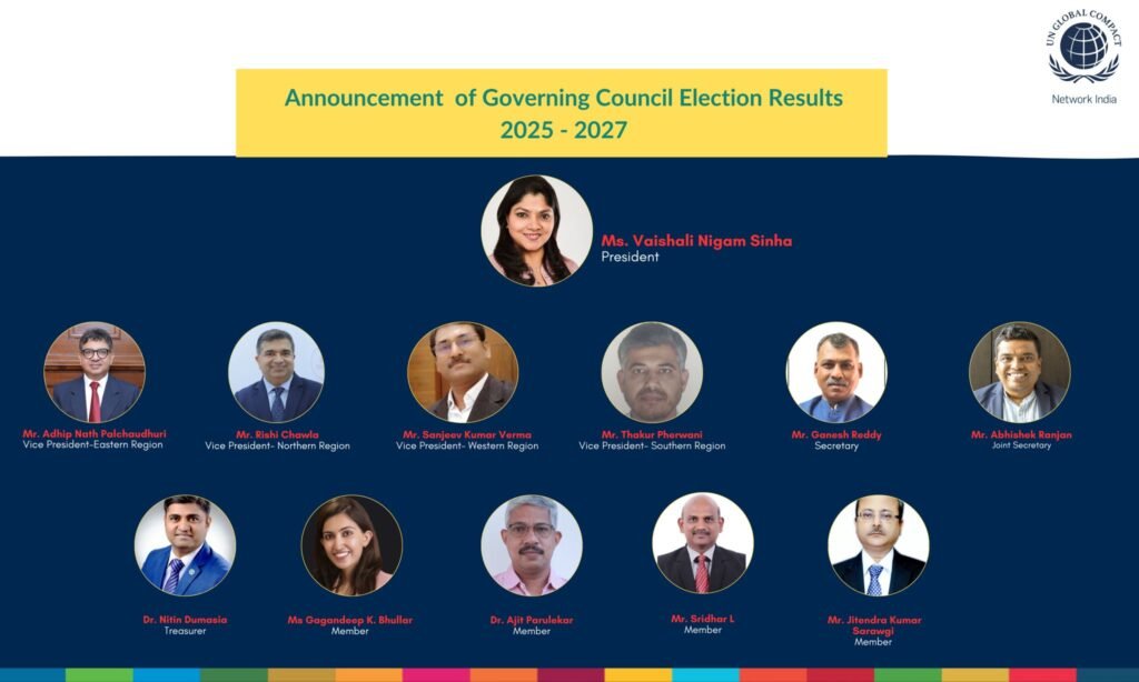 Vaishali Nigam Sinha to Drive UN GCNI Agenda 2 India CSR