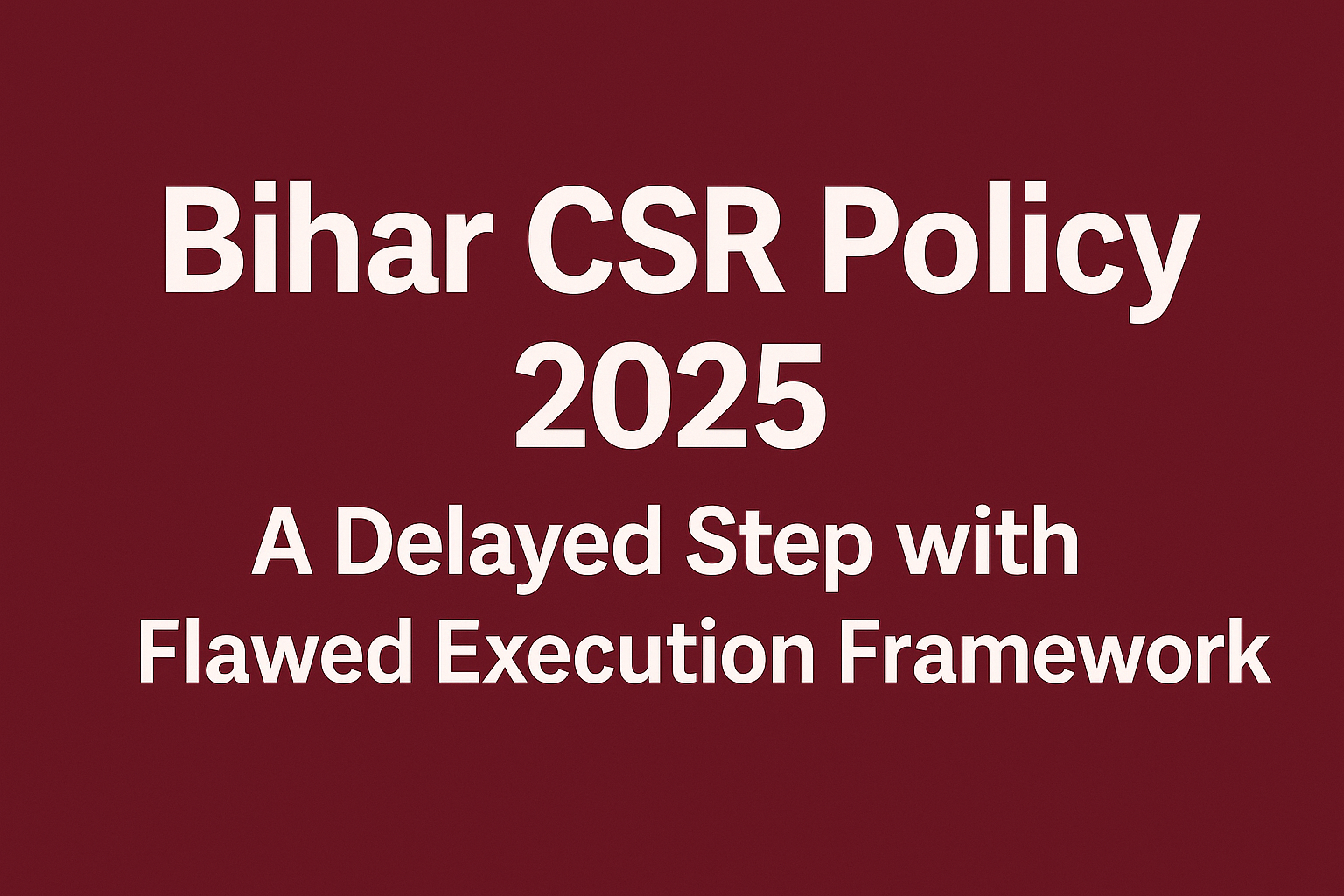 India CSR