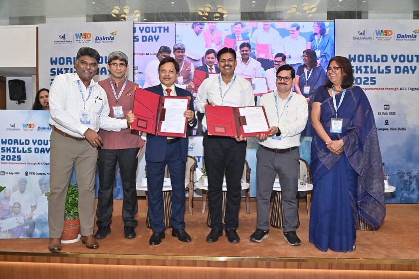 Dalmia Bharat Foundation, Vishwa Yuvak Kendra Celebrate Youth Skills Day with AI Seminar 2 India CSR