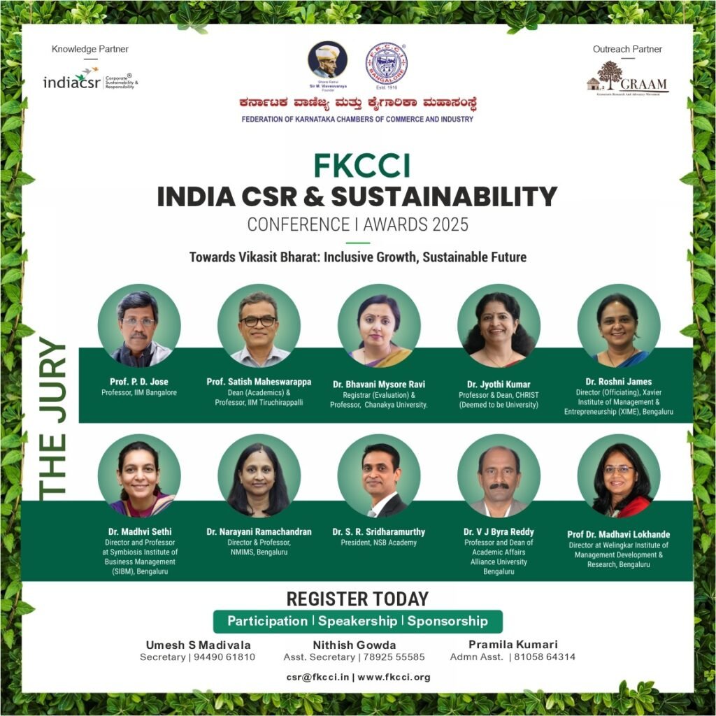 FKCCI Announces India CSR & Sustainability Conference & Awards 2025 3 India CSR