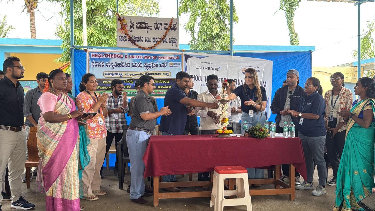CSR: HealthEdge and United Way of Hyderabad Expand School Transformation Initiative in India 1 CSR: HealthEdge® and United Way of Hyderabad Expand School Transformation Initiative in India