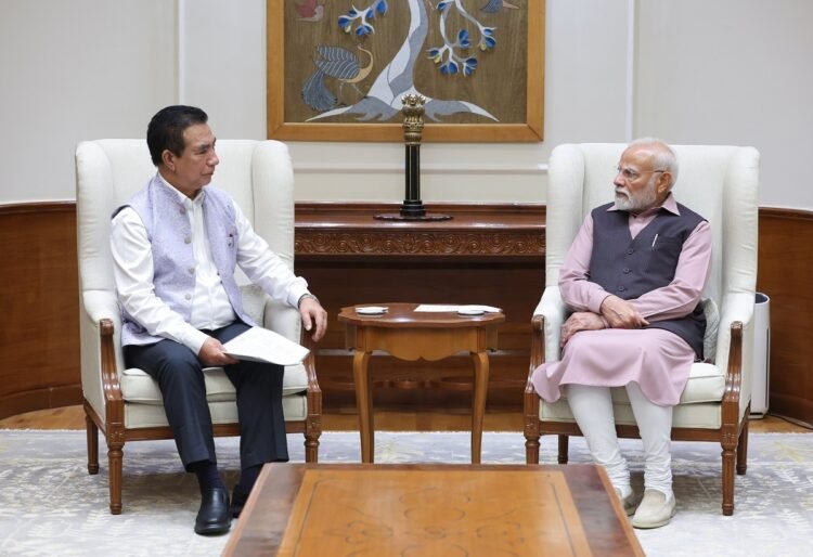 Mizoram CM Lalduhoma Meets PM Modi to Boost State Development