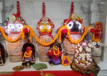 Mahaprabhu Jagannath back to His Devbhoomi Abode- Neeladri Bije at Jindal Nagar