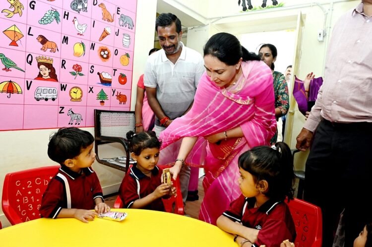 Rajasthan Deputy Chief Minister Diya Kumari, Visits Nand Ghar in Jaipur, Commends its Holistic Development Model