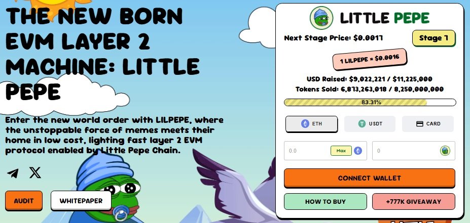 Little Pepe (LILPEPE) Kicks Off 7th Stage of Presale With $8,825,000 Raised; Stage 6 Ended Earlier Than Projected 2 Little Pepe