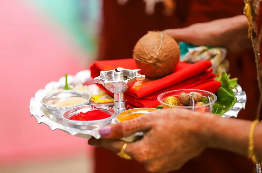 raksha bandhan thali coconut