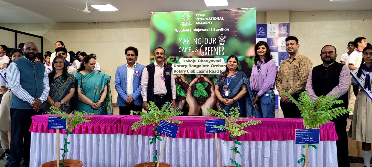 CSR: Ryan International, Rotary Lead Green Drive with 1,200 Trees 1 CSR: Ryan International, Rotary Lead Green Drive with 1,200 Trees
