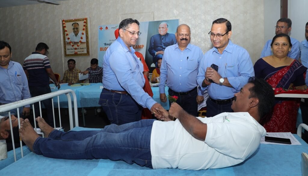 CSR: Jindal Foundation Holds Blood Camp in Tribute to O.P. Jindal 5 India CSR