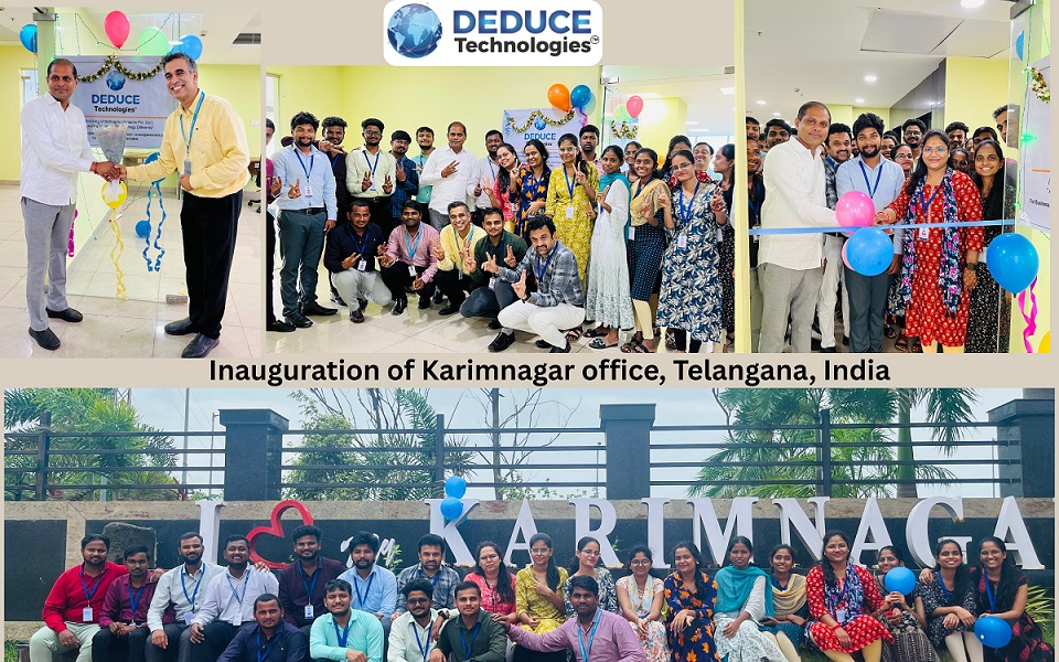 Deduce Technologies Grows in Telangana with Karimnagar Office