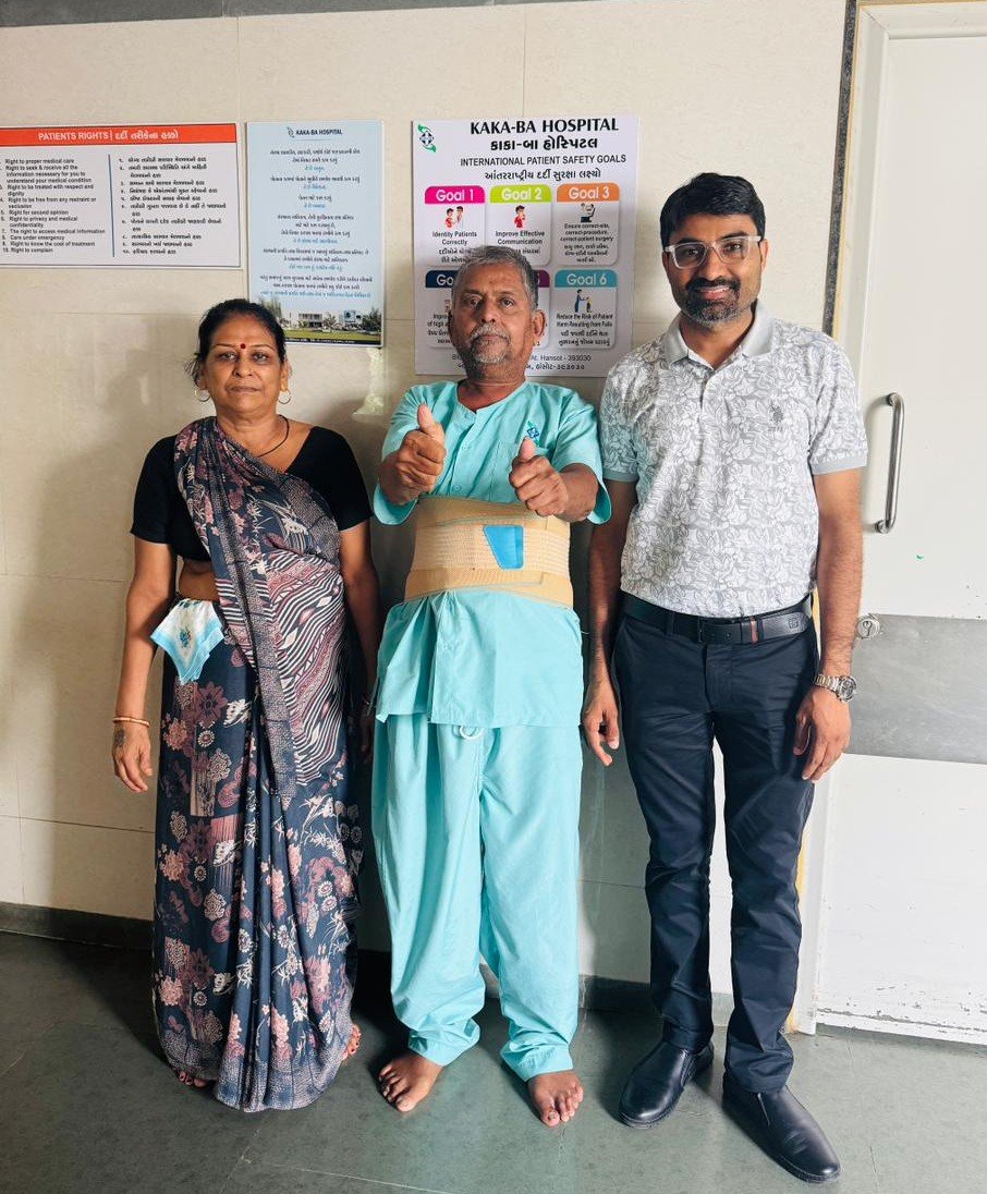 CSR: Cadila’s Kaka Ba Hospital Performs Complex Spinal Surgery in ...