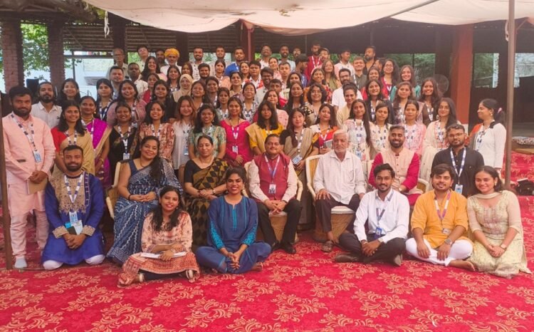 Sanjay Prakash, MD & CEO, SBI Foundation (centre) at the YFI 13th Batch 2025-26 inaugural in Rajasthan