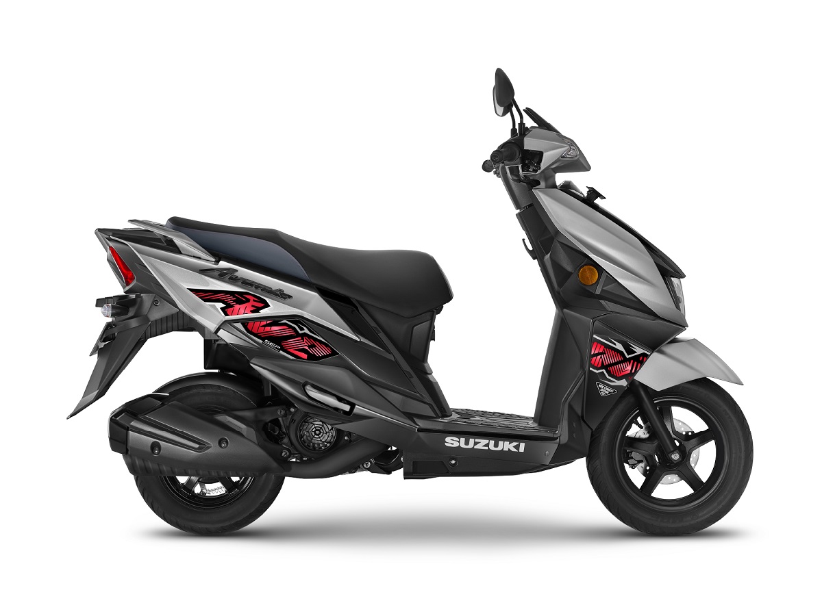 Suzuki Avenis Gets Bold New Matte Silver and Black Dual Tone