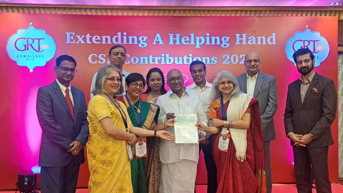 TANKER Foundation Receives Rs 1 Crore CSR Support from GRT Jewellers
