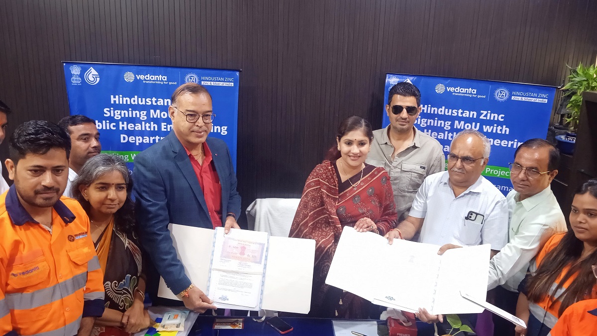 हिन्दुस्तान जिंक से 11 गांवों को मिलेगा शुद्ध पेयजल लाभ