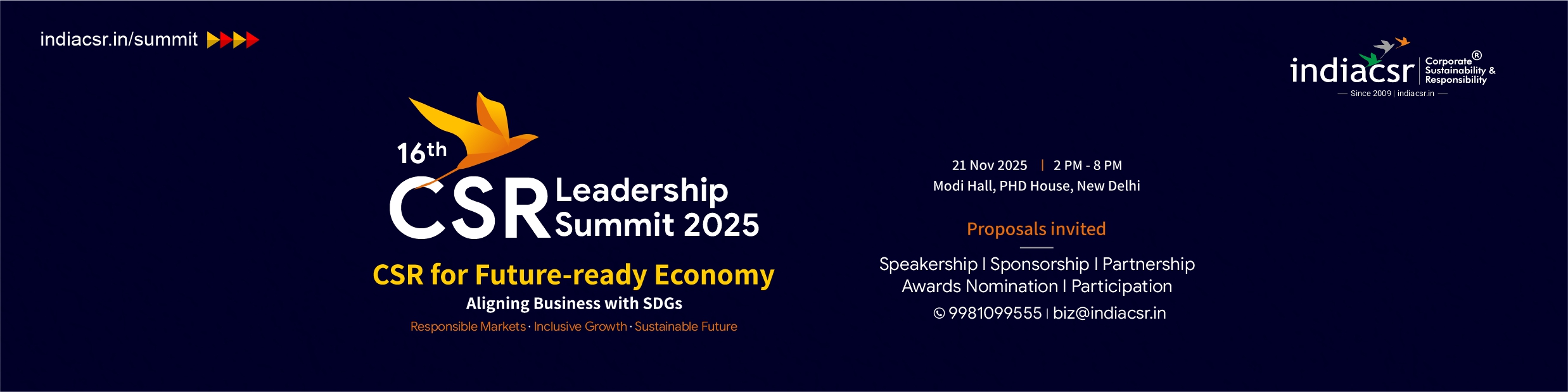 16th India CSR Summit