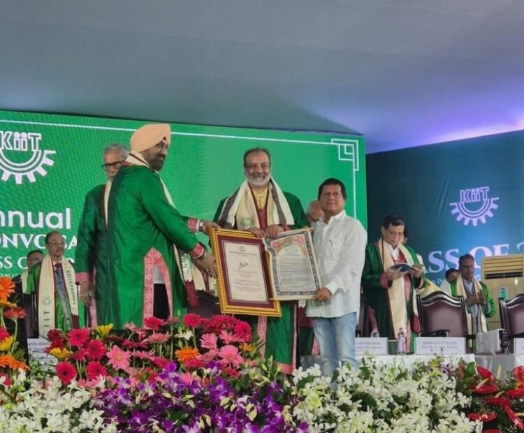 KIIT University Conferred Honorary D.Litt on Dr. Huzaifa Khorakiwala