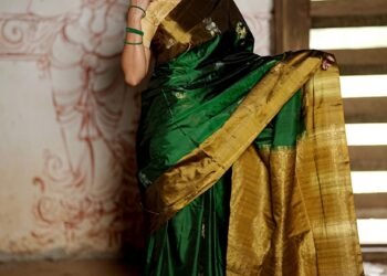 Why Golden Blouse is the Perfect Match for a Green Saree