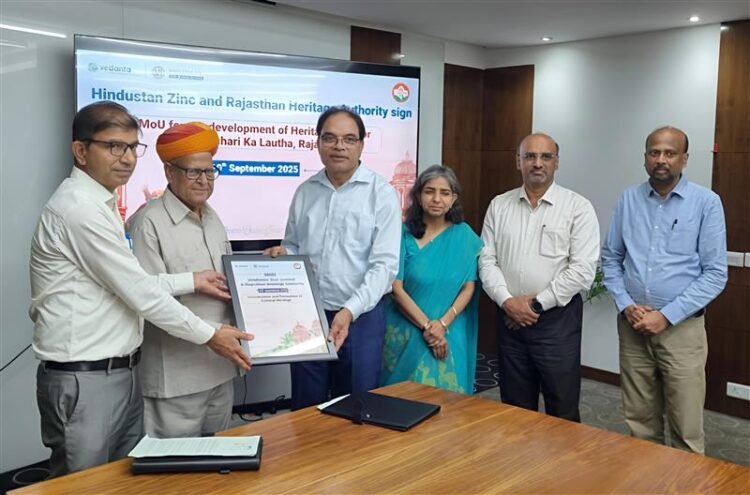 CSR: Hindustan Zinc inks Rs 85 Cr MoU with Rajasthan Heritage Authority 1 CSR: Hindustan Zinc inks Rs 85 Cr MoU with Rajasthan Heritage Authority