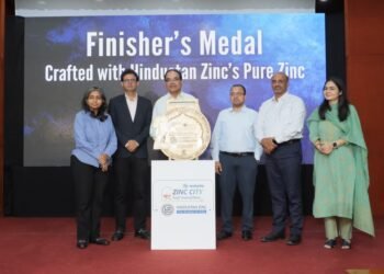 Hindustan Zinc unveils official medal for Vedanta Zinc City Half Marathon
