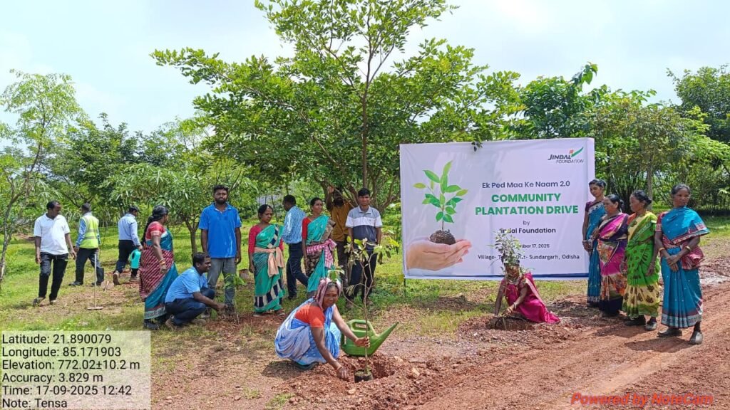 CSR: Jindal Foundation Plants 75,000+ Saplings on PM Modi’s 75th Birthday
