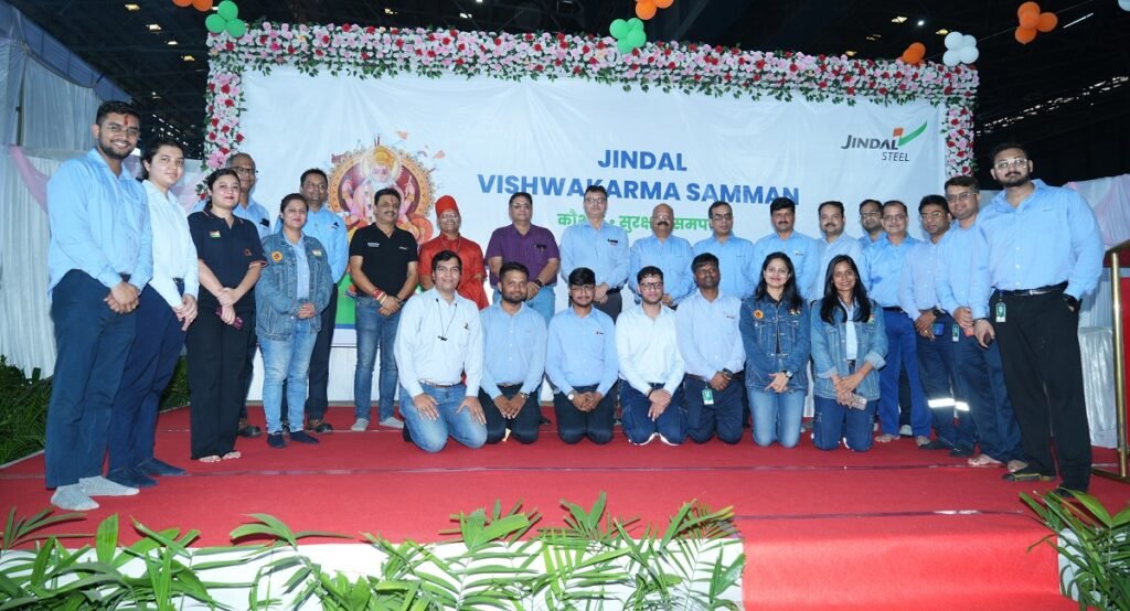 Jindal Steel Marks Lord Vishwakarma Puja with Devotion and Unity