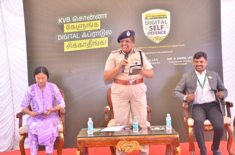 CSR: KVB Begins 60-Day Cybersecurity Awareness Campaign in Trichy 1 KVB launches 60 day Cybersecurity Awareness Campaign in Trichy