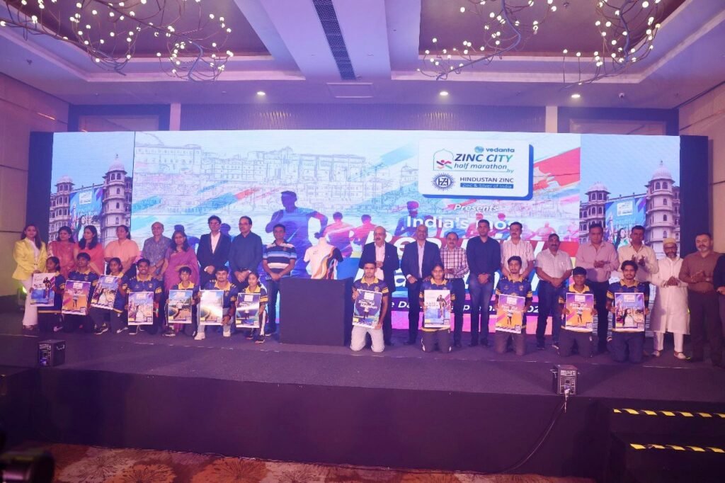 Hindustan Zinc Unveils 2nd Vedanta Zinc City Half Marathon with Poster, Jersey 3 Hindustan Zinc Unveils 2nd Vedanta Zinc City Half Marathon with Poster, Jersey