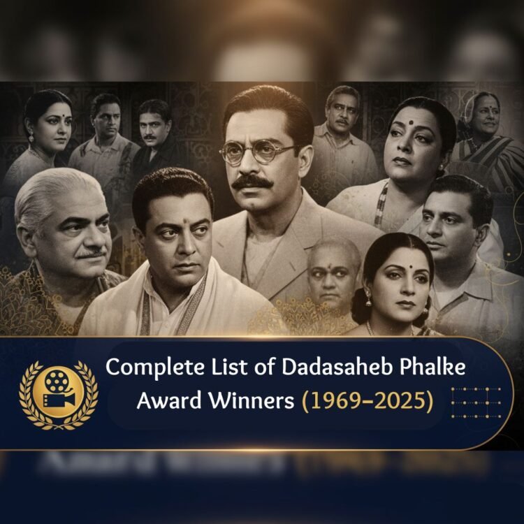 Complete List of Dadasaheb Phalke Award Winners (1969–2025)