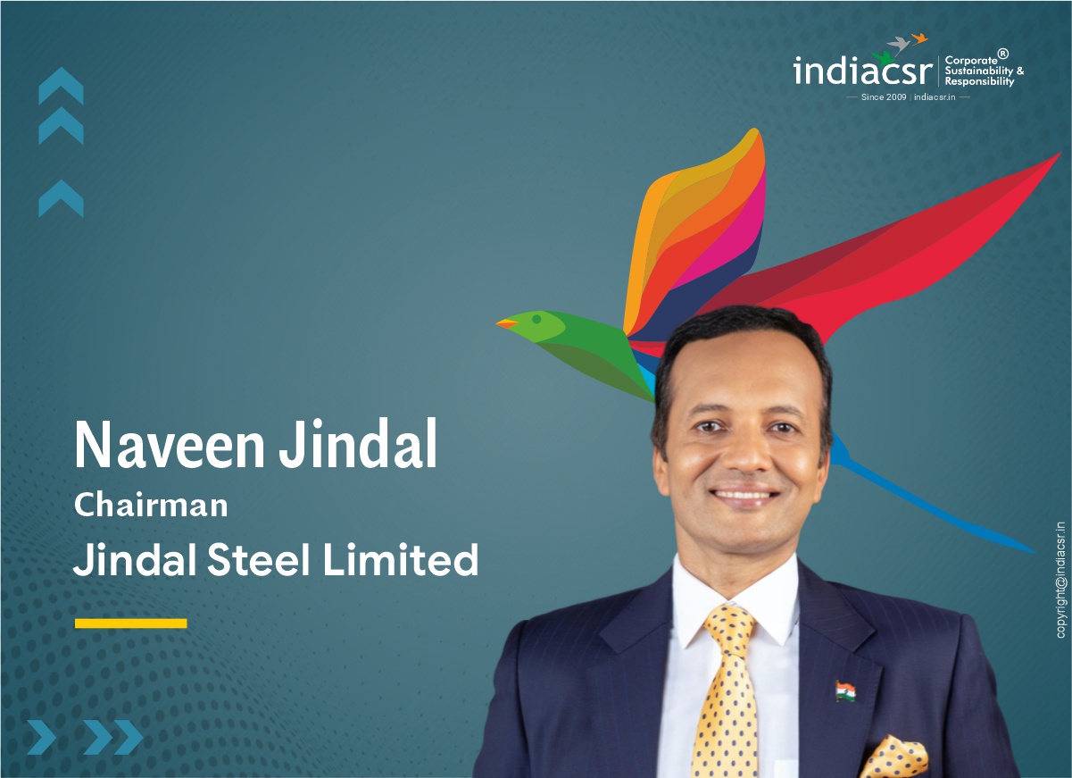 naveen jindal chairman jindal steel limited india csr