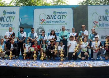 हिन्दुस्तान जिंक के सहयोग से आयोजित दूसरी वेदांता जिंक सिटी हाफ मैराथन को अभूतर्पूव सफलता